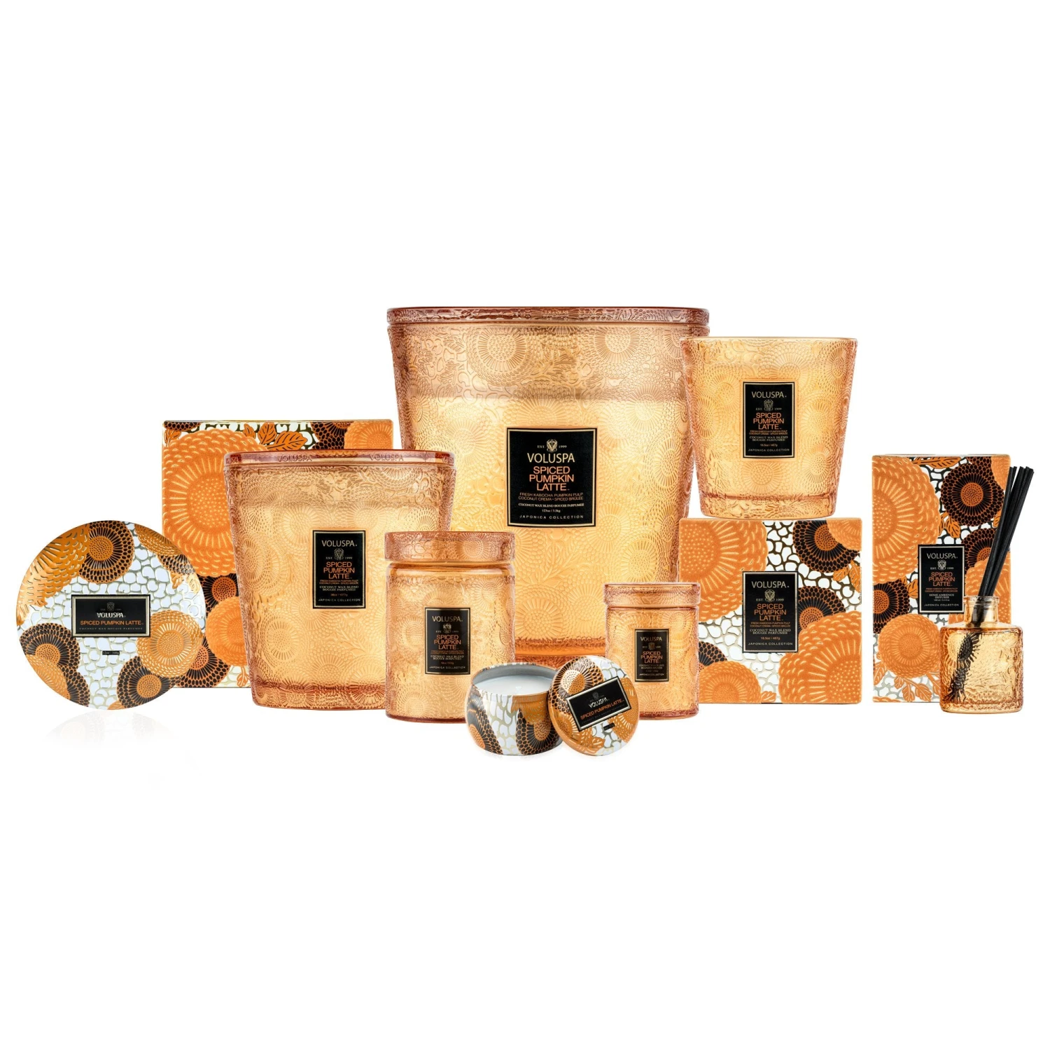 Voluspa Spiced Pumpkin Latte - 2 Wick Hearth Candle 7 Voluspa Spiced Pumpkin Latte - 2 Wick Hearth Candle - Image 6