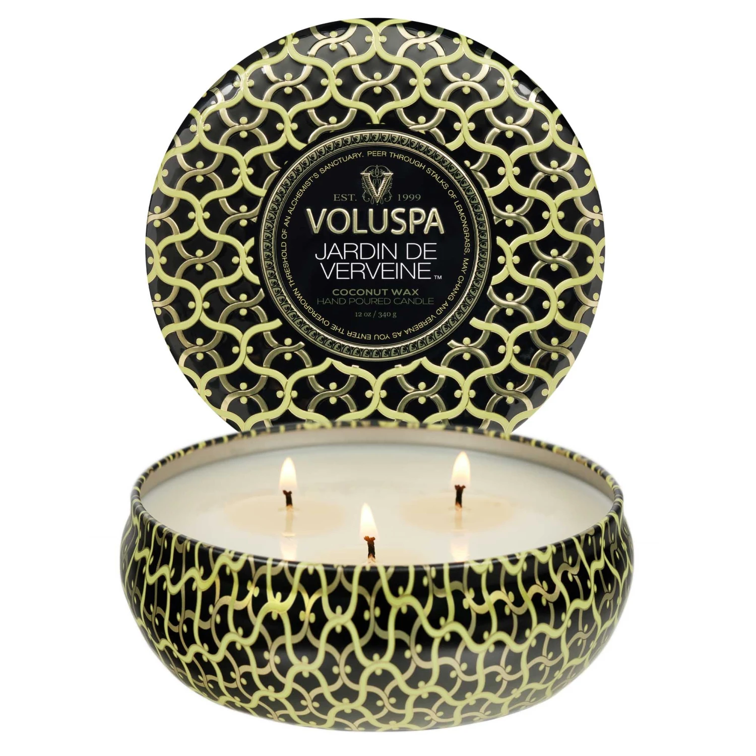 Voluspa Jardin De Verveine - 3 Wick Tin Candle 6 Voluspa Jardin De Verveine - 3 Wick Tin Candle - Image 4