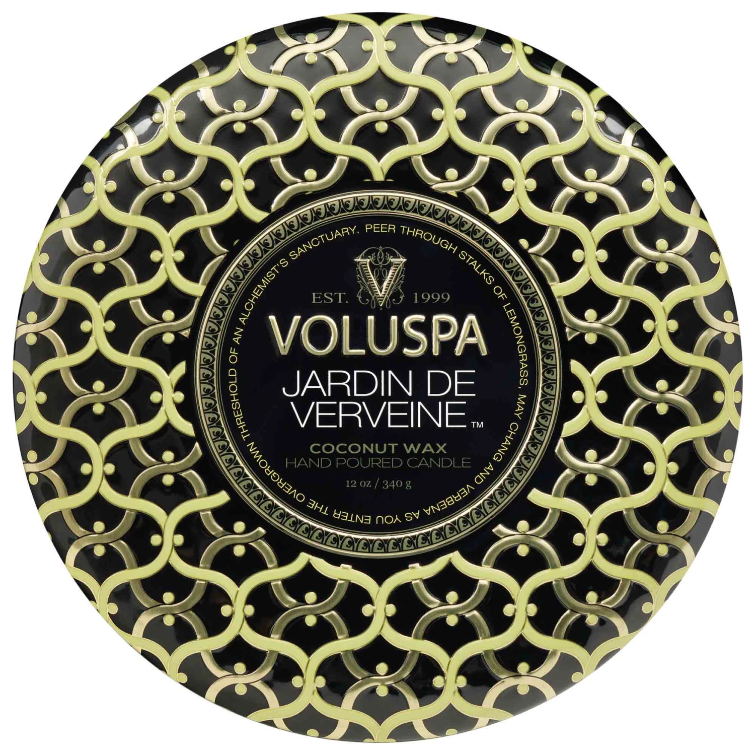 Voluspa Jardin De Verveine - 3 Wick Tin Candle 3 Voluspa Jardin De Verveine - 3 Wick Tin Candle