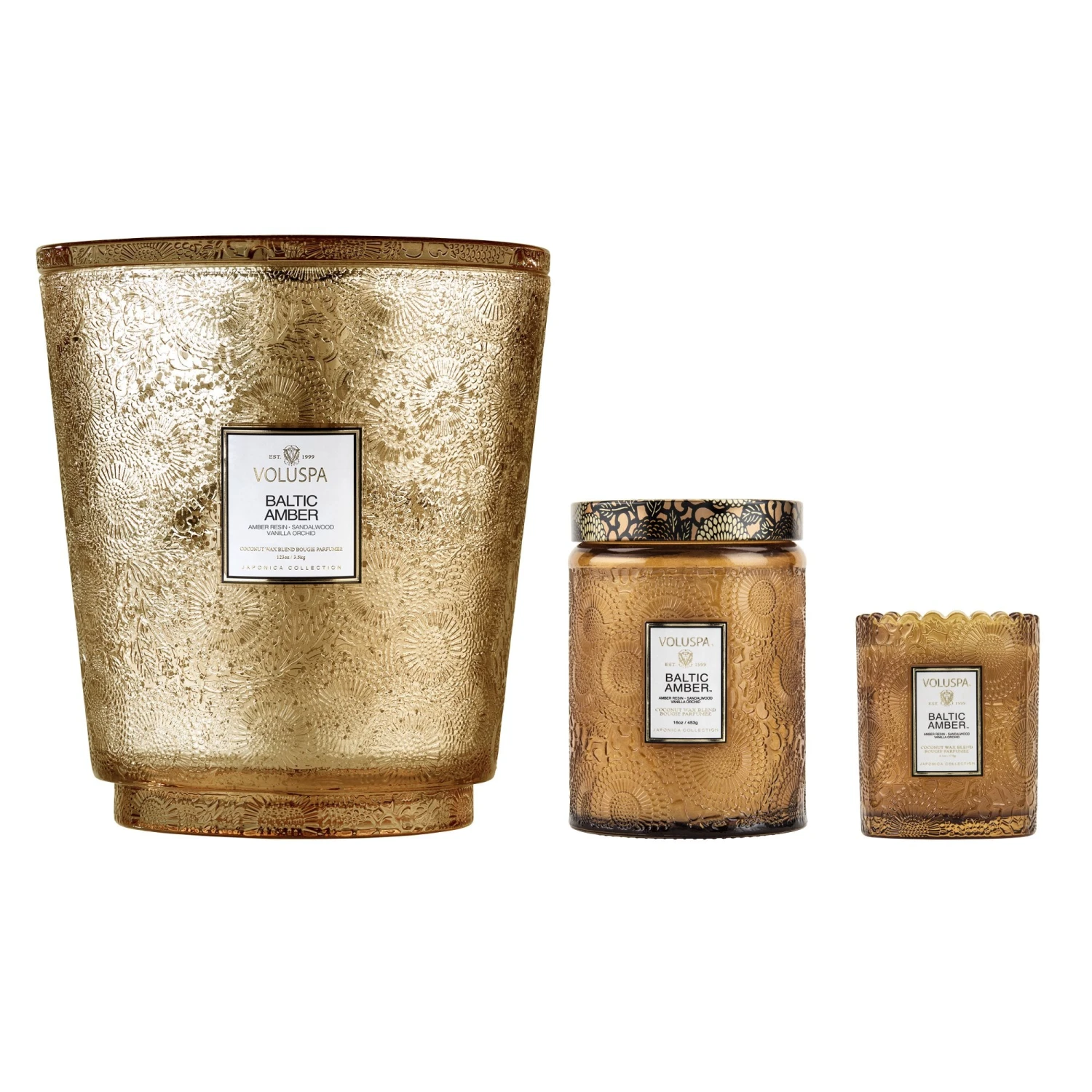 Voluspa Baltic Amber - 5 Wick Hearth Candle 4 Voluspa Baltic Amber - 5 Wick Hearth Candle - Image 2