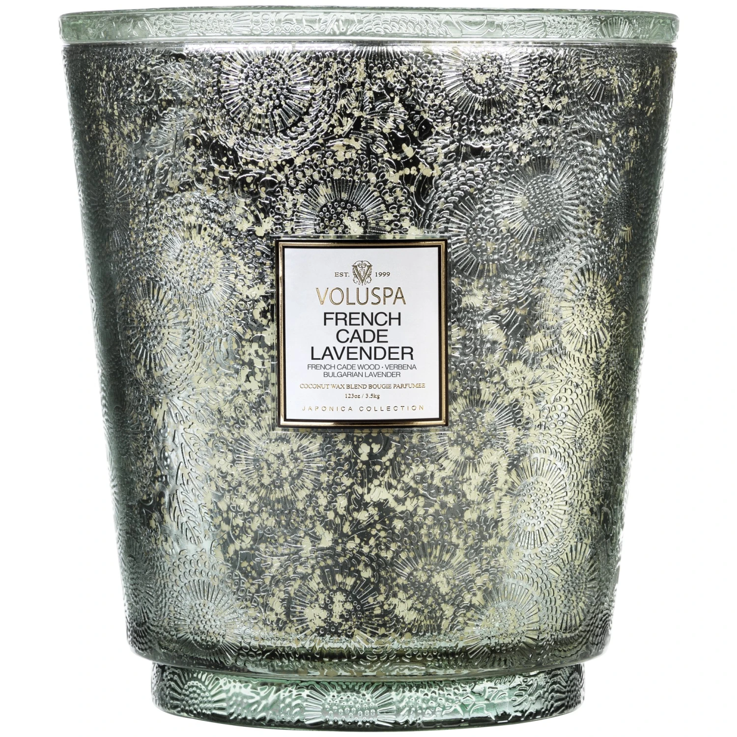 Voluspa French Cade Lavender - 5 Wick Hearth Candle 3 Voluspa French Cade Lavender - 5 Wick Hearth Candle
