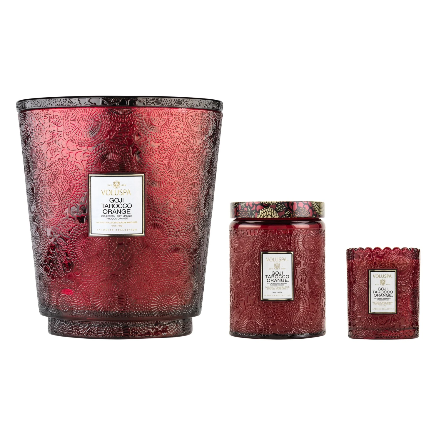 Voluspa Goji Tarocco Orange - 5 Wick Hearth Candle 4 Voluspa Goji Tarocco Orange - 5 Wick Hearth Candle - Image 2