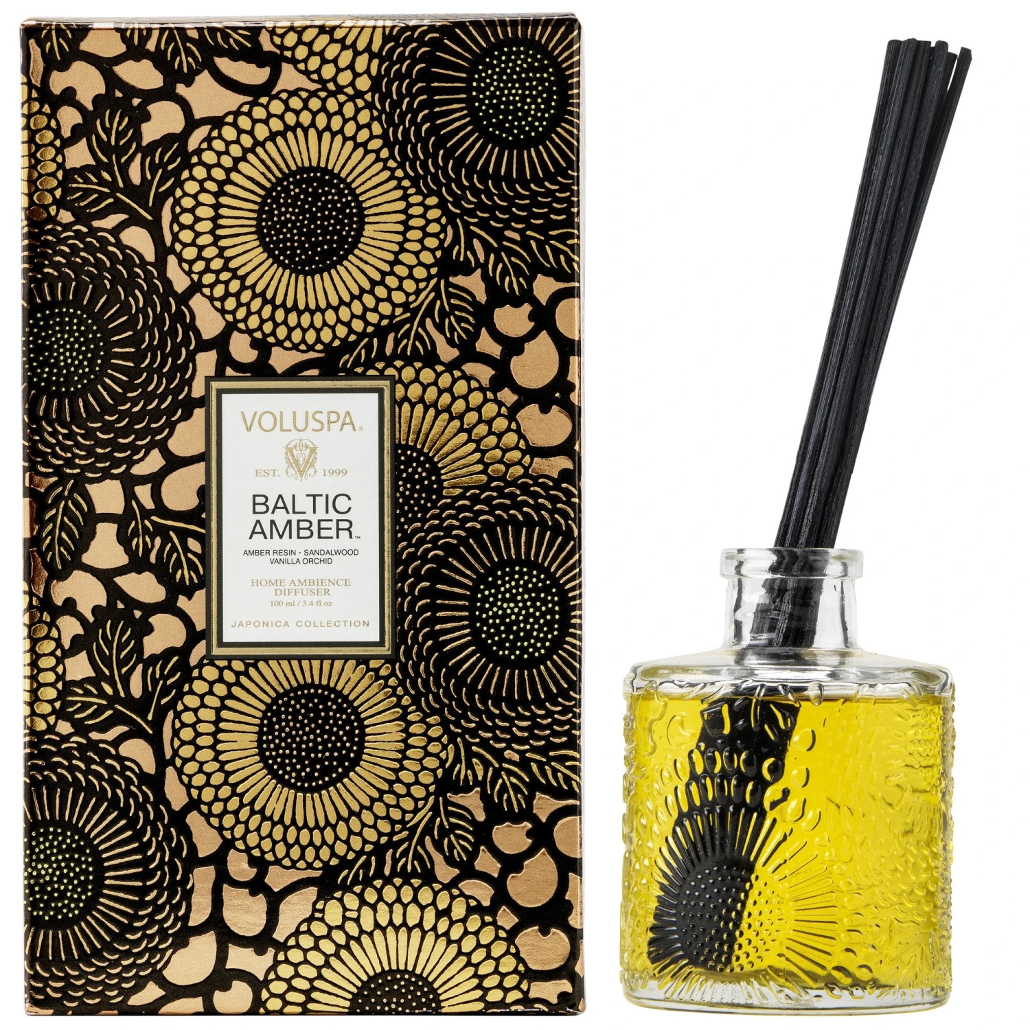 Voluspa Baltic Amber - Reed Diffuser 3 Voluspa Baltic Amber - Reed Diffuser
