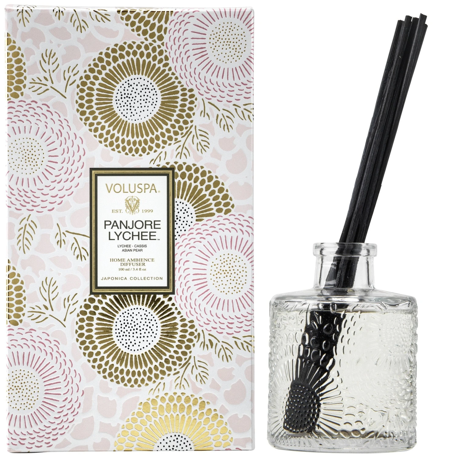 Voluspa Panjore Lychee - Reed Diffuser 3 Voluspa Panjore Lychee - Reed Diffuser