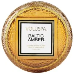 Voluspa 20 Voluspa Baltic Amber - Macaron Candle