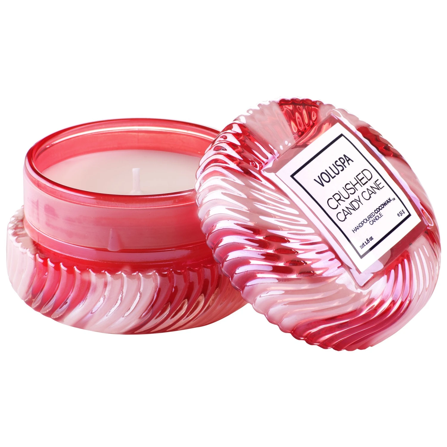Voluspa Crushed Candy Cane - Limited Edition Macaron Candle 4 Voluspa Crushed Candy Cane - Limited Edition Macaron Candle - Image 2