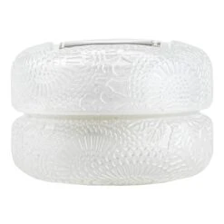 Voluspa Spiced Goji Tarocco Orange - Macaron Candle -Voluspa seasonal macaron glass candle spiced goji tarocco orange 3 dee7