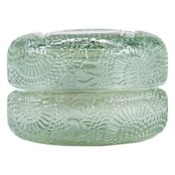 Voluspa White Cypress - Macaron Candle -Voluspa seasonal macaron glass candle white cypress 3 e48e