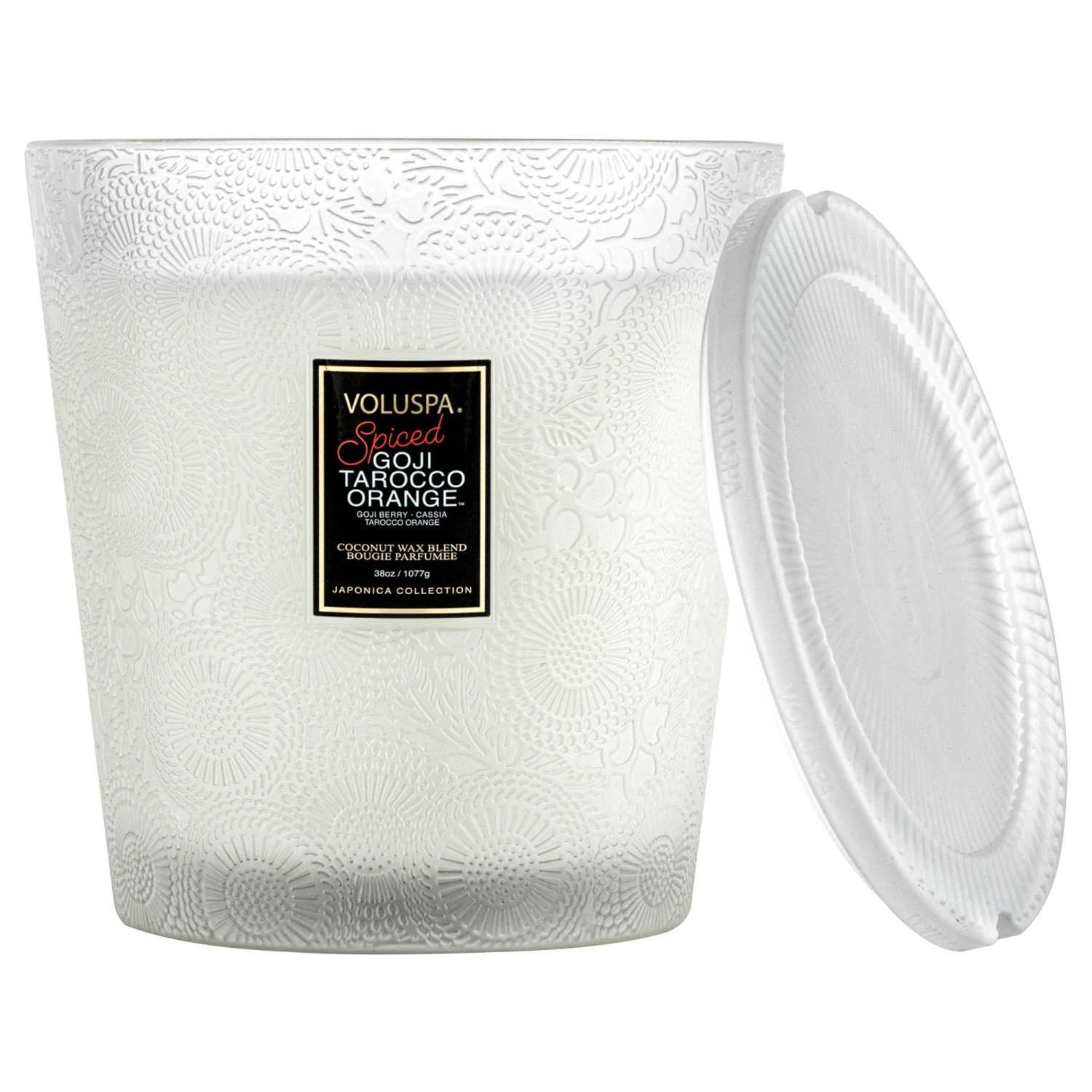 Voluspa Spiced Goji Tarocco Orange - 3 Wick Hearth Candle 3 Voluspa Spiced Goji Tarocco Orange - 3 Wick Hearth Candle