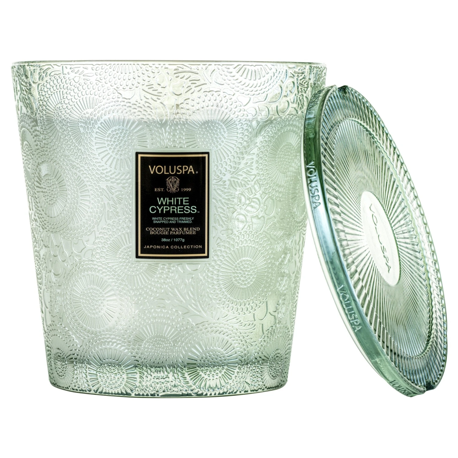 Voluspa White Cypress - 3 Wick Hearth Candle 3 Voluspa White Cypress - 3 Wick Hearth Candle