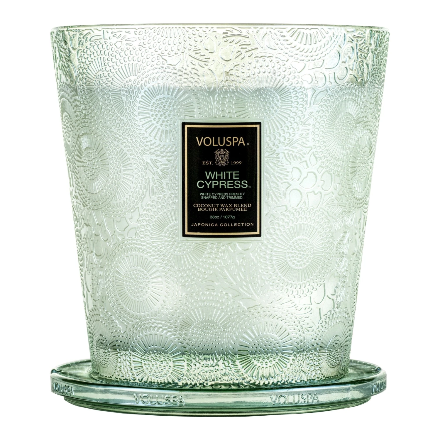 Voluspa White Cypress - 3 Wick Hearth Candle 5 Voluspa White Cypress - 3 Wick Hearth Candle - Image 3