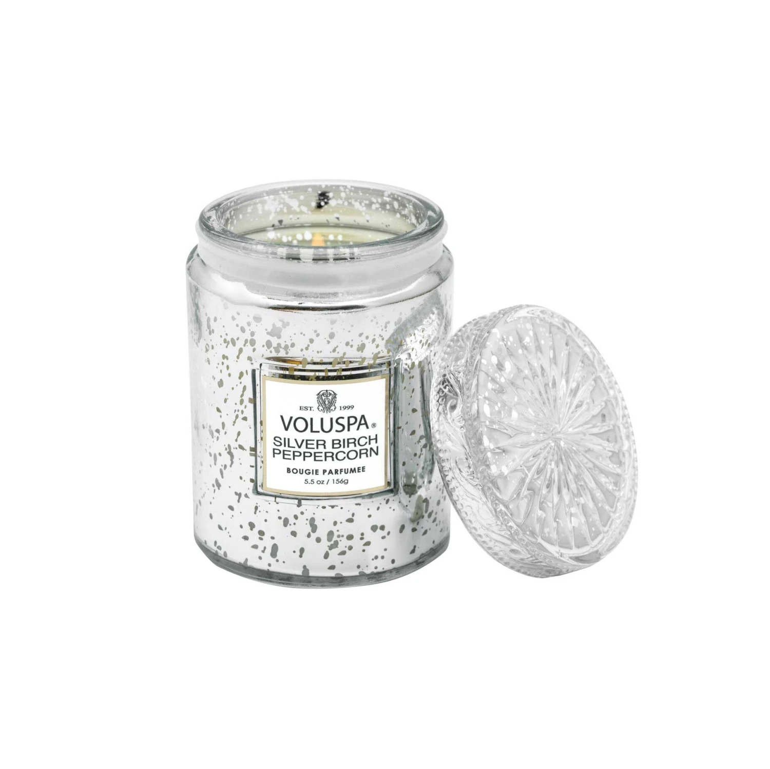 Voluspa Silver Birch Peppercorn - Small Jar Candle 3 Voluspa Silver Birch Peppercorn - Small Jar Candle